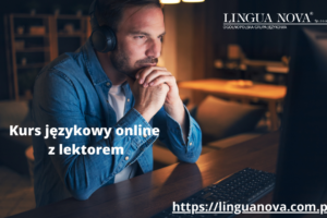 kurs językowy online z lektorem